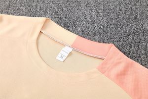 Uniformes de Fútbol de Verano, Jersey de Manga Corta Estampado 25/26 Barcelona, Transpirable, Poliéster/Nailon, Secado Rápido, Cuello Redondo, Unisex - Product Image 3