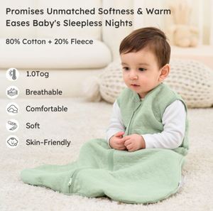Saco de Dormir para Bebé Súper Suave, Cálido y Cómodo, de 6 a 12 Meses, TOG 2.5, Manta Usable para Invierno - Product Image 4