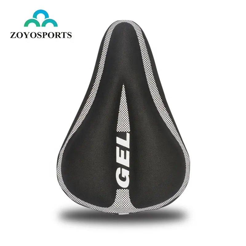 Comfortable Exercise Bike Seat Cover Gel 90グラムBicycle Saddle CushionためWomen Men Everyone Fits Bikes Indoor Cycling Soft
