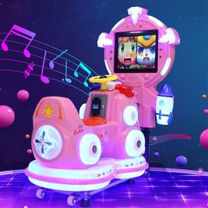 2025 New Coin-Operated Kids Commercial Electric Home Rocking Toy Car MP5 1-Year Warranty English <b>Swing</b> Machine Cartoon Plastic - Product Image 3