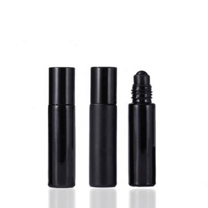 Factory Direct Sale <b>10ml</b> Black Glass Roll on <b>Bottle</b> with Stainless Roller - Product Image 6