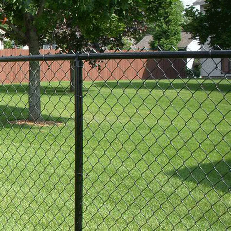 Yüksek kaliteli kullanılan zincir bağlantı çit galvanizli pvc kaplı rulo örgü tel çit