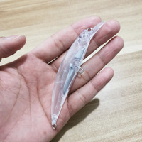 Leurre dur transparent de style japonais Spearhead 95S, 1 cm / 15,4 g, corps de leurre coulant transparent
