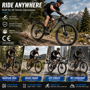 Bicicleta de Montaña de 27.5/29 Pulgadas, 12 <span class=keywords><strong>Velocidades</strong></span>, Frenos de Disco Hidráulicos, Neumáticos Maxxis 29x2.1, Manillar Integrado de Carbono, OEM - Product Image 4