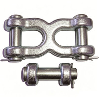 Eslabones Dobles S247 de Acero al Carbono Forjado + Acero Aleado Tratado Térmicamente, Templado y Endurecido para Cadenas de Grado 3 y 4