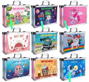 Neues Modell Aluminium Kinder Ölpastellkreide Marker Aquarellfarben Zeichenkunst Malpinsel für Schul-Malset auf Lager - Product Image 4