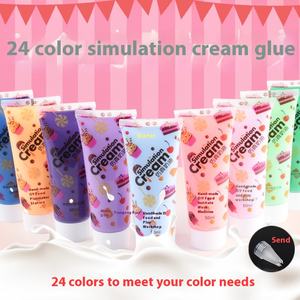 Rongtai 24 couleurs ensemble léger Air sec Simulation crème colle plastique bricolage coque de téléphone portable modélisation matériau de remplissage ensemble complet - Product Image 2