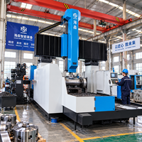 Centre d'usinage industriel CNC à portique de haute précision pour le perçage et le fraisage de grandes pièces métalliques