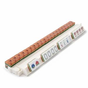 Juego de Mahjong Americano de Lujo Ecológico al por Mayor, con Cuatro Capas de Acrílico con Patrón de Madera, para Entretenimiento Familiar y Juegos de Viaje - Product Image 4