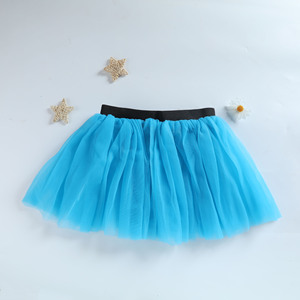 Jupe <span class=keywords><strong>Tutu</strong></span> de Ballet <span class=keywords><strong>pour</strong></span> Fille, Robe Noire <span class=keywords><strong>Pas</strong></span> Chère <span class=keywords><strong>pour</strong></span> Enfants, Couleur Unie, 3 Couches de <span class=keywords><strong>Tulle</strong></span>, Style Princesse - Product Image 2
