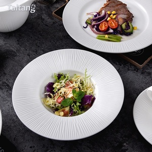 ¡Fabricante blanco <span class=keywords><strong>en</strong></span> Stock plato! <span class=keywords><strong>Restaurante</strong></span> de la cena de cerámica de porcelana Oval platos de cena para <span class=keywords><strong>restaurante</strong></span> - Product Image 3