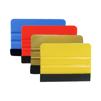 Outils de signalisation avec logo personnalisé de 4 pouces Raclettes en vinyle pour film automobile en PP