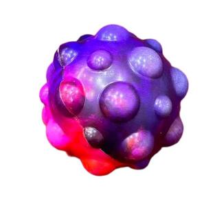 बच्चों के लिए चंद्रमा हाई-बाउंसिंग स्पोर्ट्स बॉल-रंगीन नरम खिलौना 6 सेमी pu इनडोर/आउटडोर उपयोग अनुकूलित लोगो - Product Image 2