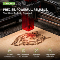 Mesin Ukiran Laser Mini Desktop Serbaguna, Penanda Kompak, Router CNC Portabel untuk Dompet, Kulit, Bambu, Kayu, Kertas