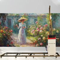 Imprimante à jet d'encre UV CMJN d'impression directe verticale au mur pour projet de peinture murale 3d d'article intérieur extérieur