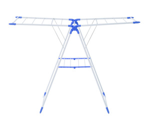 <span class=keywords><strong>Stendibiancheria</strong></span> pieghevole a 2 livelli per interni/esterni stendino con ali regolabili in altezza asciugatrice portatile per abbigliamento e asciugamani - Product Image 2