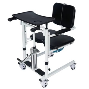 Hydraulic patient lift chair with commode Multifunctional Home Nursing Shifter Disabled Patients Shifter Lifting Wheelchair - Product Image 4