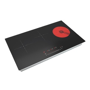 Nueva Cocina de Inducción Multifuncional de Tres Quemadores 2025, Placa Combinada Eléctrica Integrada de 3 Zonas, 6200W, Alta Potencia, para Uso Doméstico y Exterior - Product Image 1