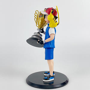 <span class=keywords><strong>Figurines</strong></span> de collection Pokémon Ash Ketchum Pikachu, articles de collection d'anime, gagnez le championnat, jouet cadeau, modèle, décoration ornementale - Product Image 2