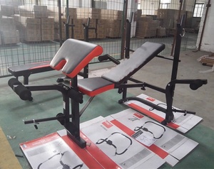 Multi Function GYM Weight Lifting <strong>Bench</strong> Lat Pull Down <strong>bar</strong> HREBH05 - Product Image 5