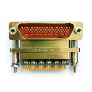 Conectores Eléctricos Macho Micro-D Serie J30J-74, Conector de Aviación de 74 Pines para Soldar, J30J-74TJNP5-J J30J-74ZKN - Product Image 5