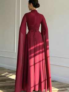 Elegante Abaya Árabe de Dubái, Caftán, Vestido Musulmán para Mujer, Ropa Islámica de Invierno, Moda de Dubái, Abaya Elegante - Product Image 4