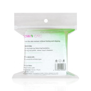 Rouleau de tampons en coton biodégradables personnalisables avec logo OEM, serviettes nettoyantes douces pour le visage, vente en gros pour la maison et les salons - Product Image 6