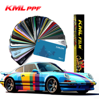 KMLPPF Film Pelindung Cat TPU Berubah Warna (PPF) Anti UV Anti Gores Stiker Bodi Mobil yang Dapat Memperbaiki Diri Sendiri