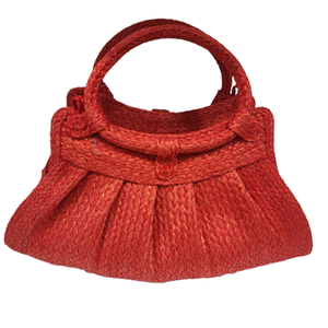 Best Seller Thai Women's Handbags Vintage Bohemian Style Fashion <b>Silk</b> Sisal <b>Fiber</b> Bags Handmade in Thailand - Product Image 1