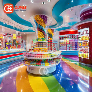 Lumineux <span class=keywords><strong>Grand</strong></span> 3D Led Logo Brillant Écrou Présentoir Bonbons Présentoir <span class=keywords><strong>Comptoir</strong></span> Bonbons Présentoir Pour <span class=keywords><strong>Magasin</strong></span> - Product Image 4