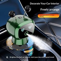 Robot diffuseur d'arômes intelligent pour voiture, 2-en-1 désodorisant et humidificateur automatique pour l'intérieur du véhicule