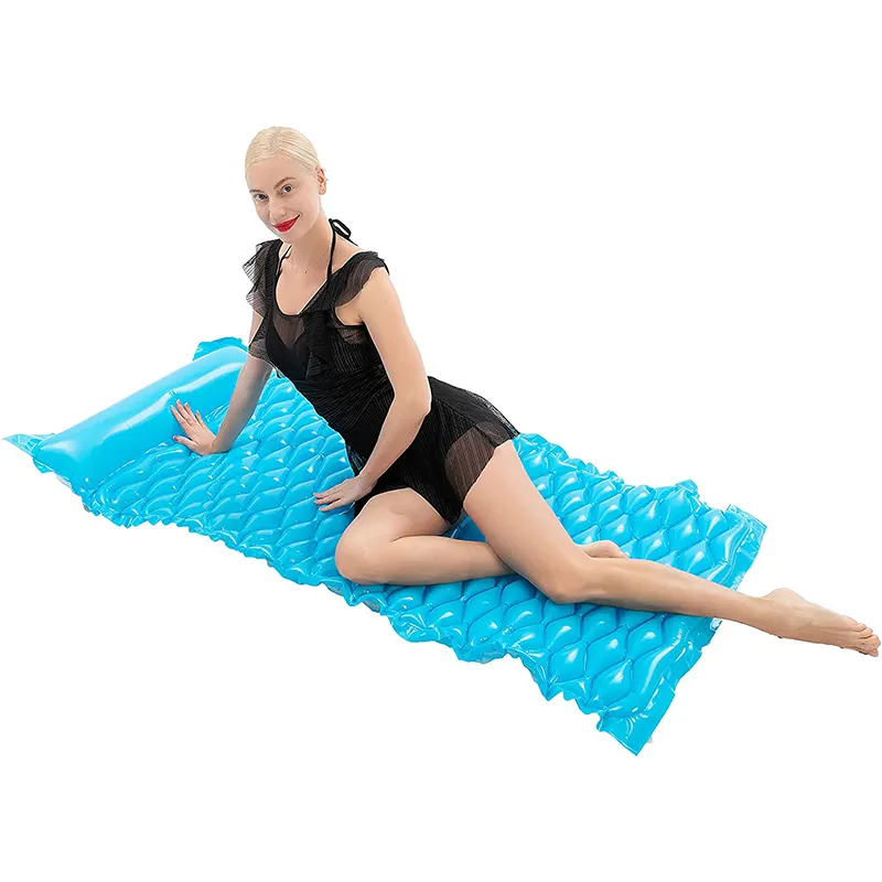 La fabbrica ha personalizzato il materasso gonfiabile dell'onda della piscina degli adulti nuotando il letto dell'acqua del salotto del galleggiante zattere ed i galleggianti della piscina portatili