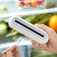 Purificateur d'air portable, désodorisant, éliminateur d'odeurs d'oxygène réactif pour réfrigérateur, mini générateur d'ozone, rechargeable par Type-C