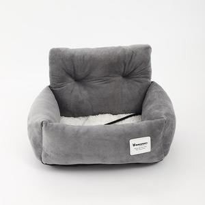 Sièges rehausseurs de chien doux personnalisés avec poches de rangement détachables lavables pour animaux de compagnie lit de voyage pour chien siège de <span class=keywords><strong>voiture</strong></span> lit doux et chaud fournitures pour animaux de compagnie - Product Image 2