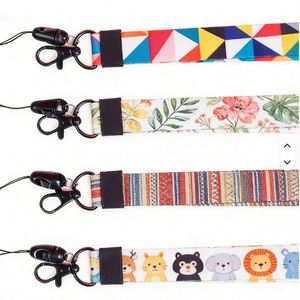 Color Weaving Work Permit DIY Exhibition Mobile Neck Rope Heat Transfer Printing Chest Card Access Card Custom <b>Lanyard</b> - Product Image 2
