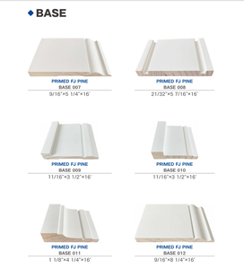 Tường khuôn Trắng primed ngón tay doanh radiata thông ván chân tường TRIM gỗ cơ sở đúc - Product Image 4