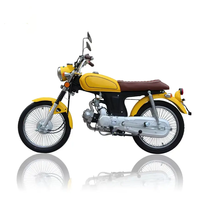 Moto à essence automatique 110cc bon marché, nouvelle et populaire, sécurité, démarrage au kick, monocylindre, moteur à essence
