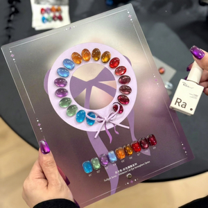 Rabia – Kit de vernis à ongles gel magnétique effet œil de chat 9 couleurs, 15 ml/flacon, gel UV à retirer par trempage, longue tenue, scintillant pour salon de manucure - Product Image 1