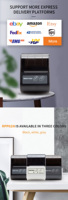 Kongta printer termal portabel, ukuran Mini dengan bluetooth dan usb RPP02N