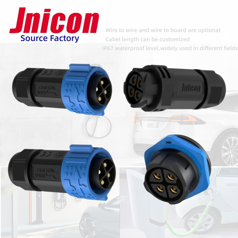 Jnicon M19 20A IP67 2Pin Power