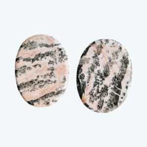 Pierre de paume en jaspe, pierre de guérison, pierre de paume pour la relaxation DIY - Product Image 1