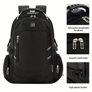 Manufacturer Custom Unisex Leisure Sports <b>Rucksacks</b> <b>Waterproof</b> Anti-theft Durable Polyester 20-39L Capacity Travel Laptop - Product Image 3