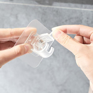 Accesorios para Cortinas, Soportes para Barra de Cortina sin Taladro, Gancho para Barra Transversal de Pared, Soportes Autoadhesivos para Barra de Cortina - Product Image 3