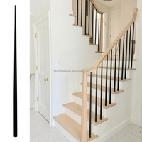 Beliebtes Design Baseball-Schläger-Design Metallbaluster für Innentreppengeländer Schmiedeeisernes Treppengeländer