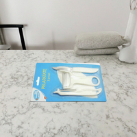 UJ-GP051 Gadgets de cuisine Ensemble de 3 éplucheurs et couteaux à éplucher