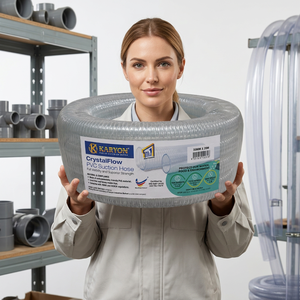 Clear Reinforced PVC <b>Suction</b> <b>Hose</b> Flexible & Abrasion Resistant 25mm-100mm Diameter for Water Pump and Drainage Use - Product Image 1