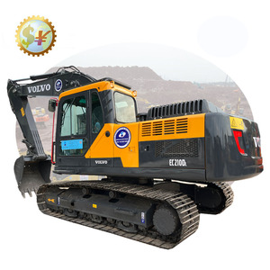 Excavatrice hydraulique utilisée de construction d'ingénierie Excavatrices VOLVO ec210 Équipement lourd Excavatrice sur chenilles 21 tonnes - Product Image 1