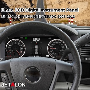 หน้าจอแสดงผลดิจิตอลในรถยนต์ OLED/IPS ขนาด 15.1 นิ้ว สำหรับ Chevrolet Silverado ปี 2007-2011 พร้อมพอร์ต USB วัดความเร็ว แผงหน้าปัดแบบดิจิตอล - Product Image 2