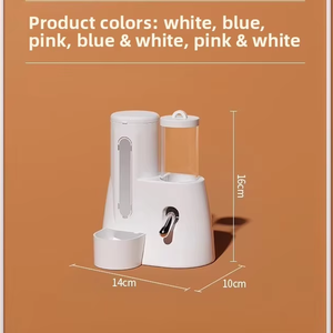 زجاجة مياه <span class=keywords><strong>2</strong></span> في 1 بوحدة تغذية أوتوماتيكية مضادة للانقباضات ، وللفئران الهامستر القزم والفئران السورية ، مستلزمات الحيوانات الأليفة الصغيرة - Product Image 6