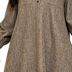 ชุดอาบายะห์สีพื้นเรียบง่าย ดีไซน์ใหม่ คุณภาพสูง สำหรับสตรีชาวมุสลิมในดูไบ ขายส่งจากผู้ผลิต - Product Image 2